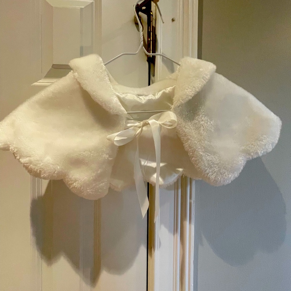Cute Girls Faux Fur Wrap